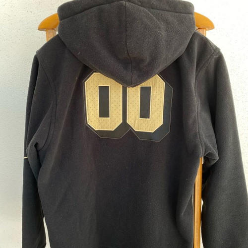 Nike fleece jacket used, size M, black and beige