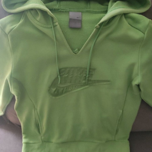 Nike hoodie small like new, green