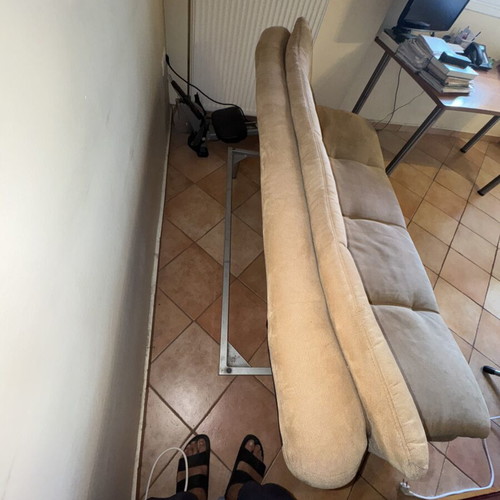 Sofa bed Entos 3-seater like new, ecru color