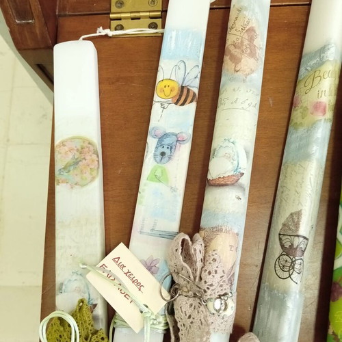 Handmade candles new with various designs