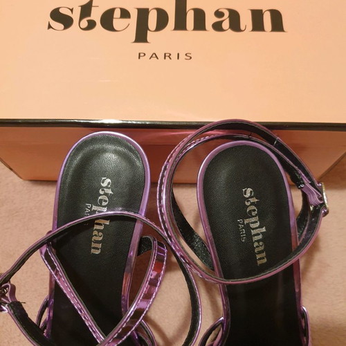 Stephan shoes new, purple metallic color, size 38