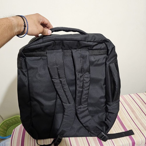 Roncato fabric backpack black new