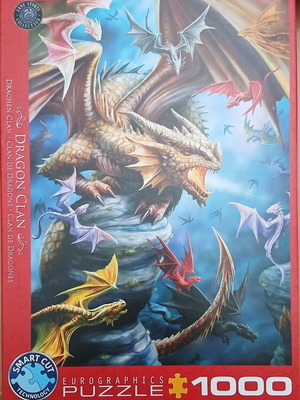 Puzzle Dragon Clan 1000 pieces used