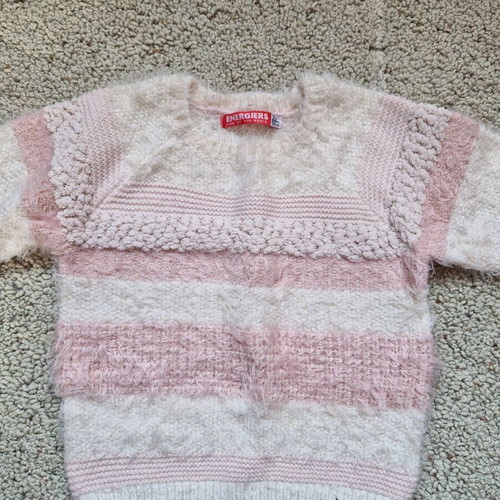 Energiers jean and pullover set like new, blue and pink, 92cm
