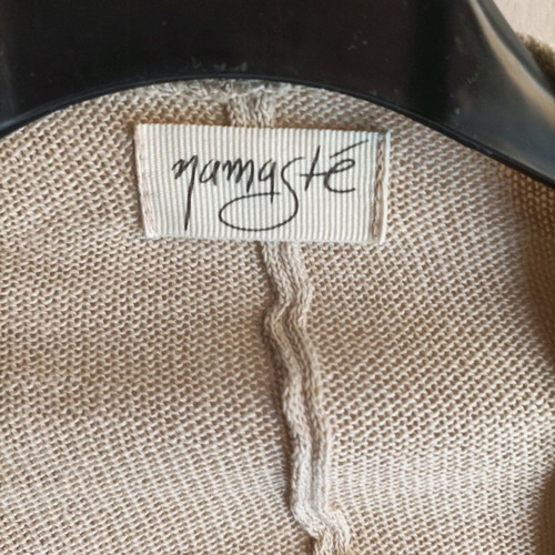 Namaste cardigan large size without buttons new beige