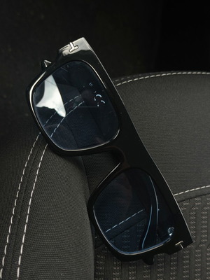 Sunglasses unisex with blue light lens, black and blue