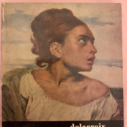 Delacroix book used with paintings
