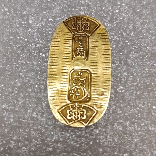 Japanese gold coin Koban Man'en Edo period 1860-67