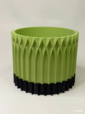 Set of 2 Gothic 3D Printed Planters Small and Large, made to order
