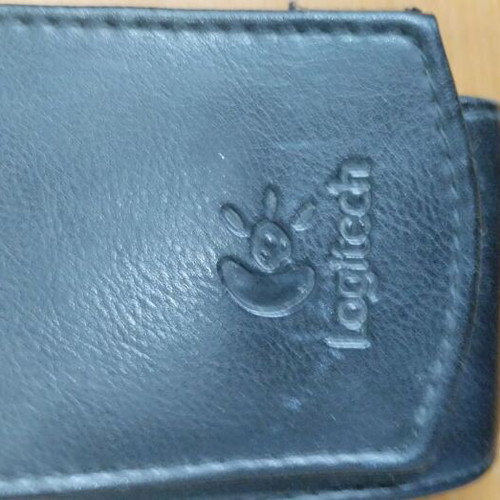 Logitech genuine leather mouse carrying case
