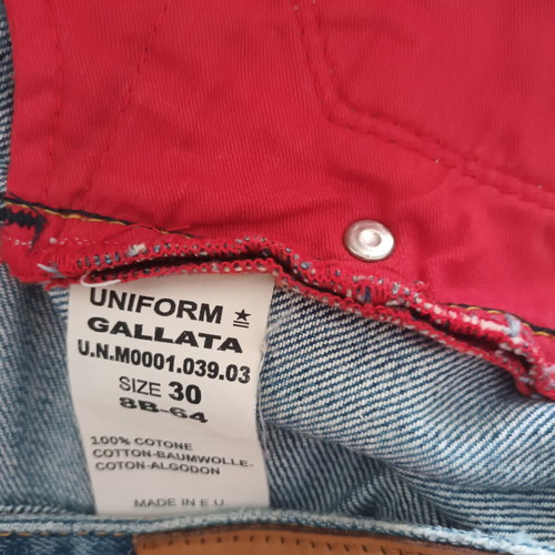 Uniform Jeans Shorts light blue size M like new