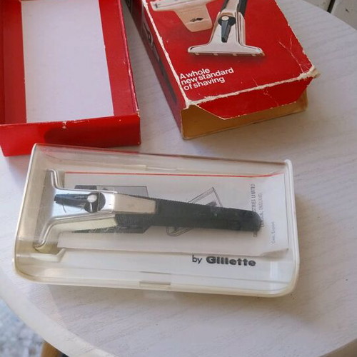 Gillette retro razor used