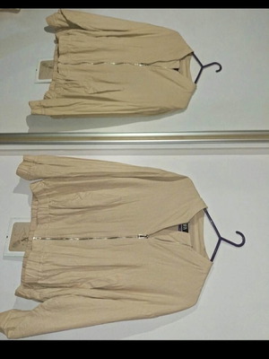 Zara bomber jacket beige sand colour S like new