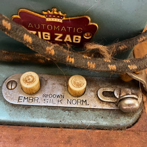 Vintage Princess A. G. Palmer sewing machine used, electric with treadle