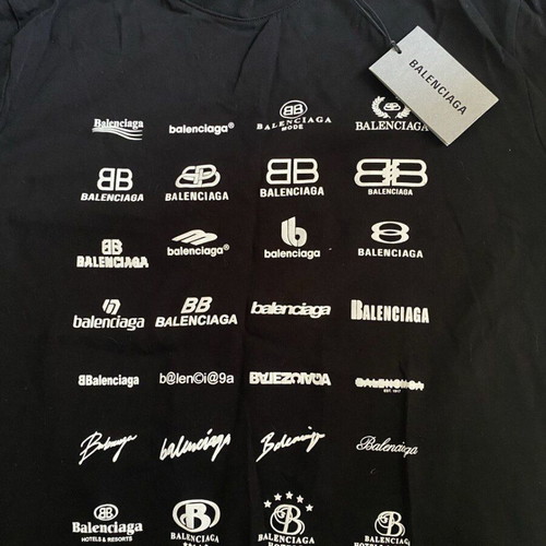 Balenciaga T-shirt new, size L, black