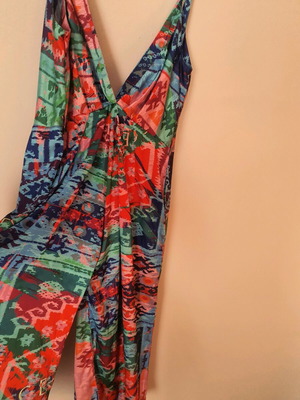 One-piece Capri jumpsuit a piece of me new, multicolor, one size