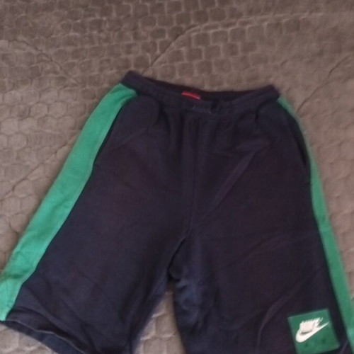 Nike kids' shorts used, blue and green, XL 13-15 years