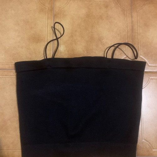 Women's fitted sleeveless top like new, black XS