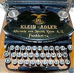  Γραφομηχανή Klein-Adler model 1, του 1912