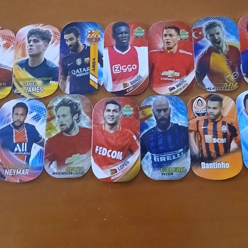 Metal football tags like new