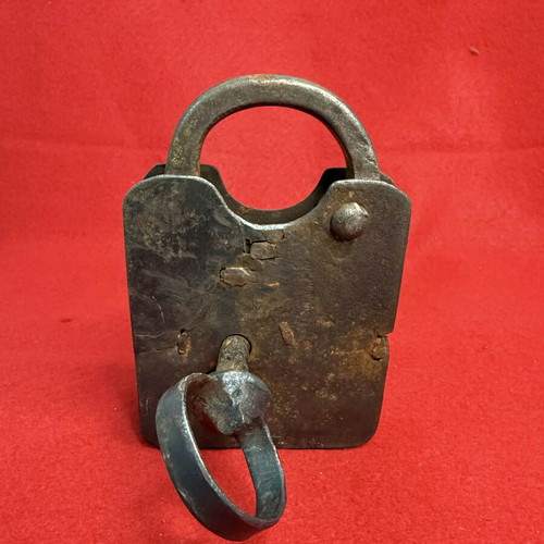 Padlock used prewar iron with key