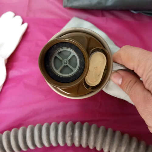 East German gas mask set like new, intact