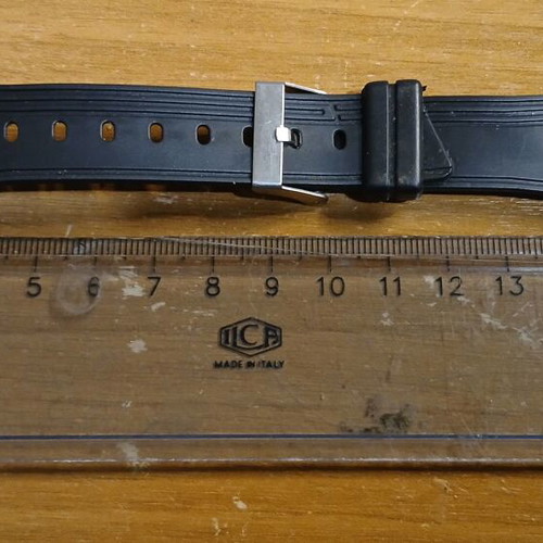 Rubber watch straps like new, men's