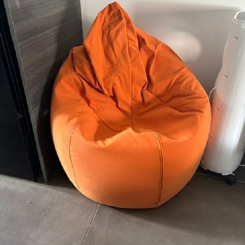 Bean bag pear shape orange like new