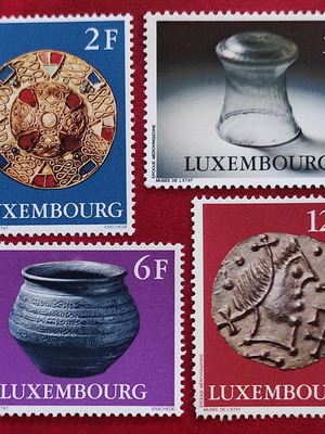 1976 (Λουξεμβούργο) Μεροβιγγεια Τεχνούργηματα σειρά 4 ασφράγιστων γραμματοσήμων καινούργια