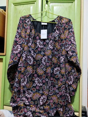 Yessica shirt tunic lacouri size 56-58 new with tag
