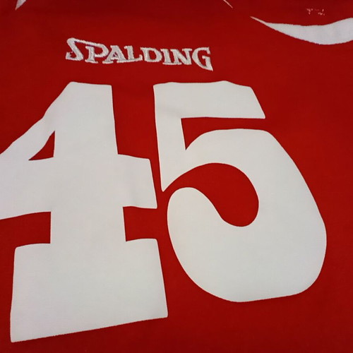 Austria #45 Kreiner All Star Day 2015 Basketball Spalding Jersey used, size XL