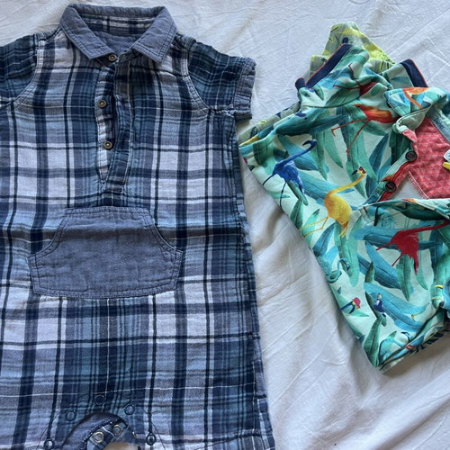 Baby bodysuits like new, pack of 3 for 9-12 months, Ted Baker Matalan George Asda