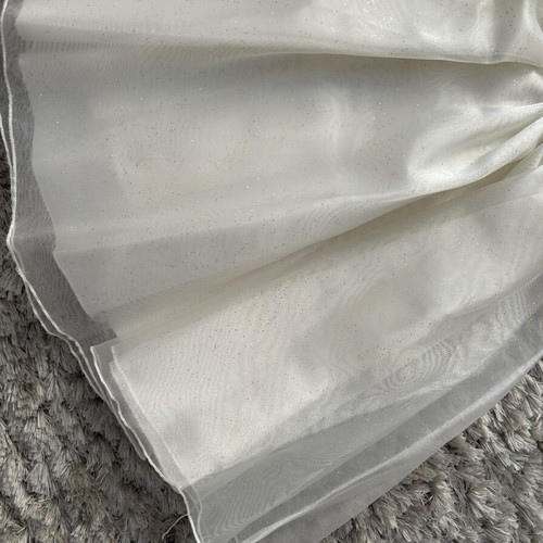 Children's dress for flower girl embroidered and hand-sewn with bolero, like new, age 1-2
