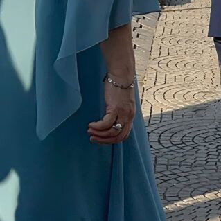 Blue dress like new, size L/XL