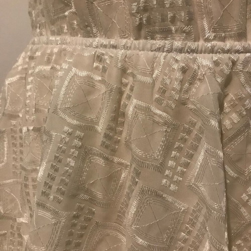 Bershka mini dress with adjustable straps, new, white-ivory, size S