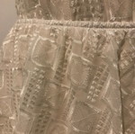 Bershka mini dress with adjustable straps, new, white-ivory, size S
