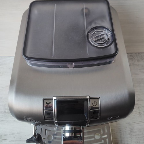 Philips Saeco Syntia Inox automatic coffee machine, stainless steel