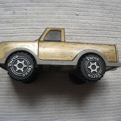 Torco Toys plastic toy car used, 1980s pick-up