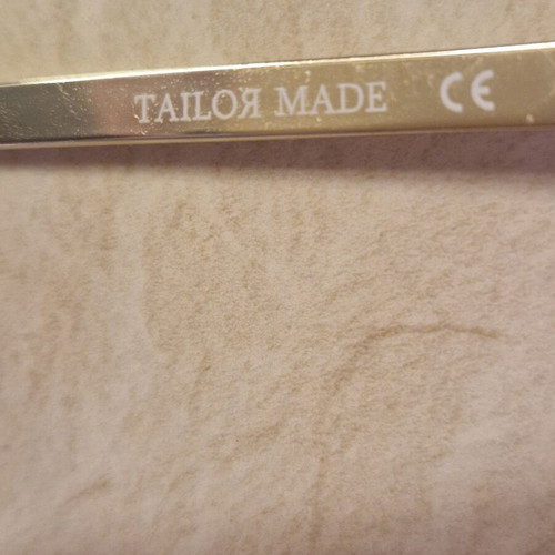Tailor Made sunglasses used, brown and gold