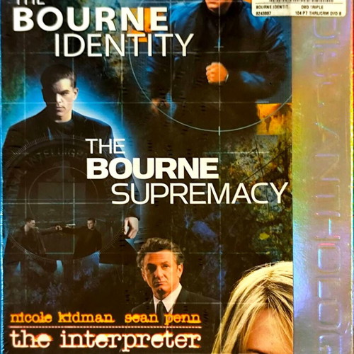 DVD Action Movies Anthology with The Bourne Identity and The Interpreter
