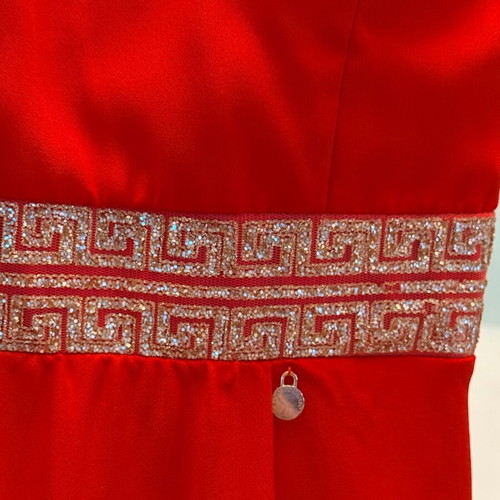 Rinascimento Italian evening dress new, red, sizes S M L