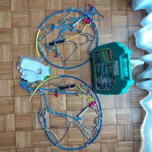 Guard 080 snow chains set of 2 with storage case