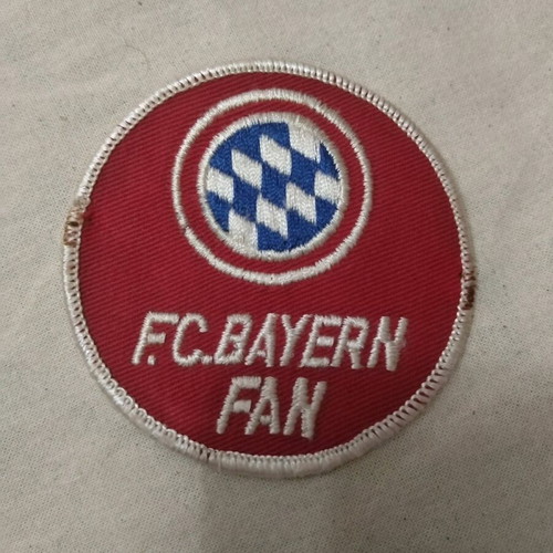 Bayern collectible patch used, embroidered by BAYERN FAN