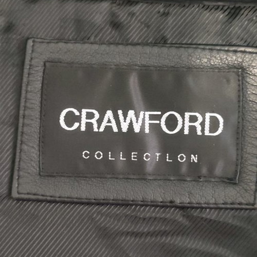 Crawford leather jacket like new, size 4XL, black