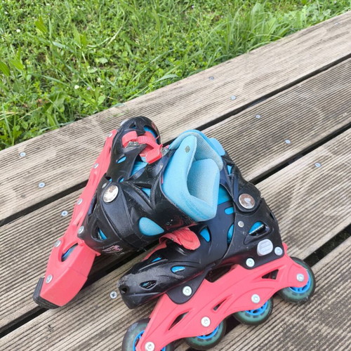 Roller skates children used size 32-35 functional