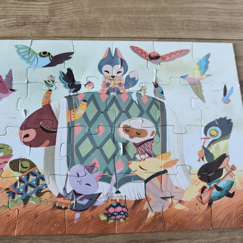 Djeco Puzzle 'The Little Wolf' 24 Pieces Used, Age 3+