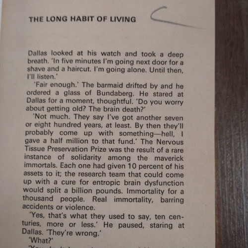 The Long Habit of Living by Joe Haldeman used, hardcover