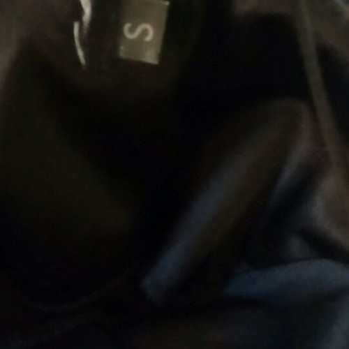 Evening dress mini black with elastic fabric and adjustable straps like new