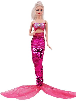 Mermaid Princess 2 Doll Dress for 29cm Dolls New