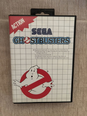 Ghostbusters SEGA Master System game, complete